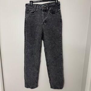 Wild Fable Women’s 8 Black Acid Wash Super High-Rise Straight Leg Denim Jean